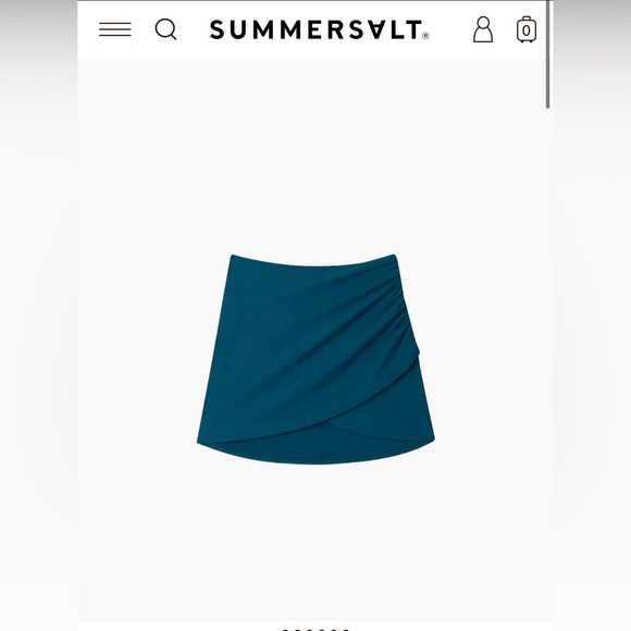 Summersalt Ruched Swim Skirt 2X NWT - Picture 1 of 6